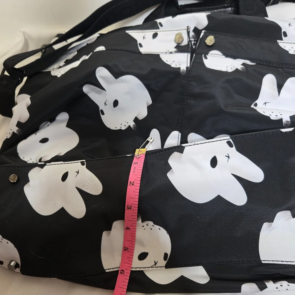 KIDROBOT x Kozik Smorkin Labbit Photo Pop Black Aviator‎ Messenger Shoulder Bag